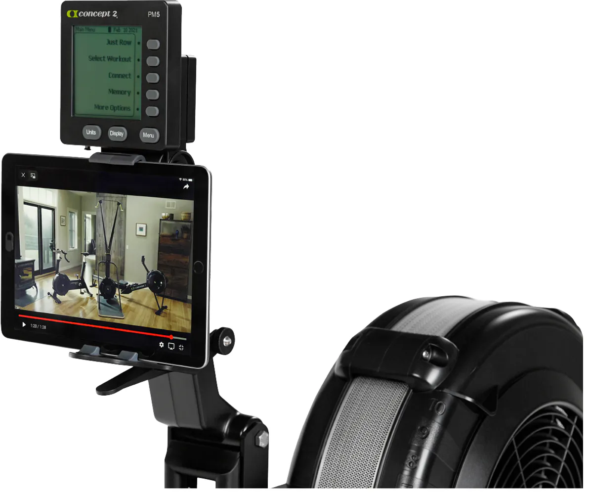 Concept2 RowErg PM5 Forhøyet 